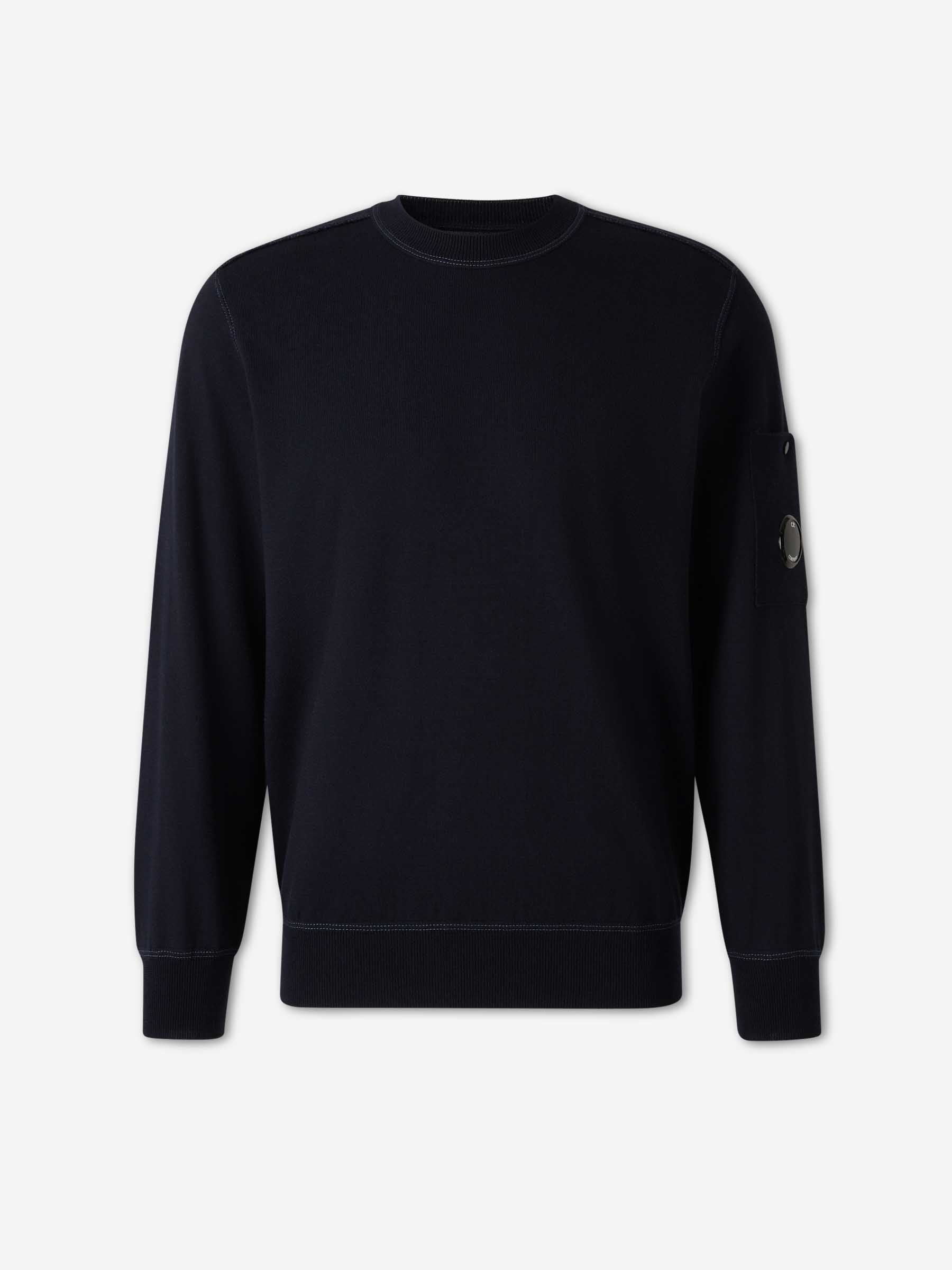 C.P. Company Hombre Barcelona Jersey Cuello Redondo color Azul Noche sku 545-002110 02 - Foto 1