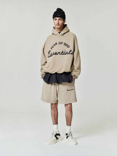 Fear of God Essentials Hombre Barcelona Sudadera Capucha Training 90s color Camel sku 545-002115 01 - Foto 2