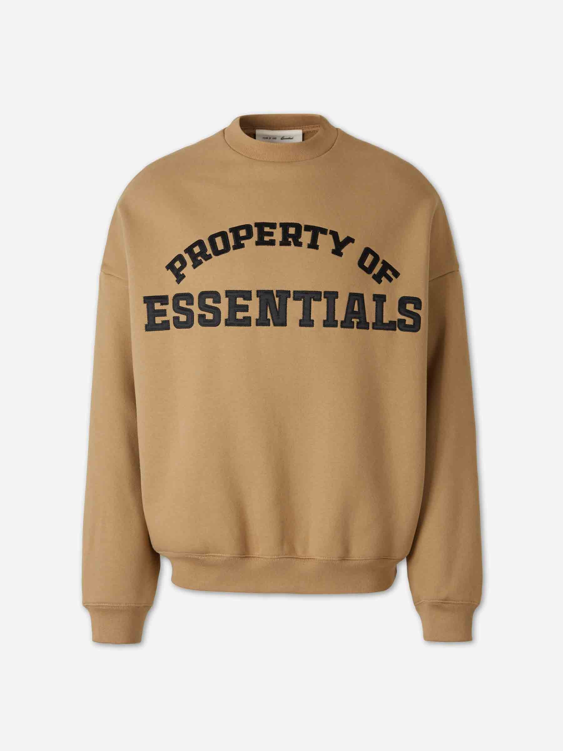 Fear of God Essentials Hombre Barcelona Sudadera Property Lounge color Camel sku 545-002120 01 - Foto 1