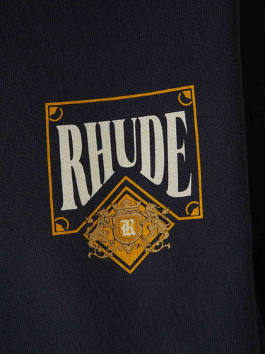 Rhude Hombre Barcelona Sudadera Capucha Logo color Azul Marino sku 545-002123 01 - Foto 4
