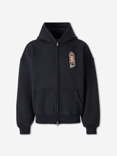 Rhude Hombre Barcelona Sudadera Capucha Logo color Azul Marino sku 545-002125 01 - Foto 1