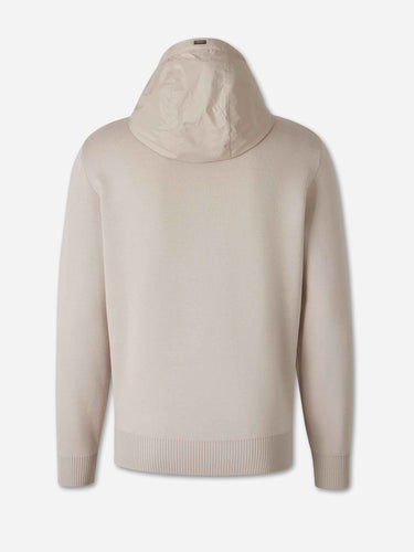 Herno Hombre Barcelona Sudadera Punto Capucha color Beige sku 545-002131 01 - Foto 2
