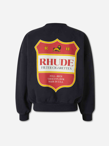 Rhude Hombre Barcelona Sudadera Cuello Redondo color Negro sku 545-002134 01 - Foto 2
