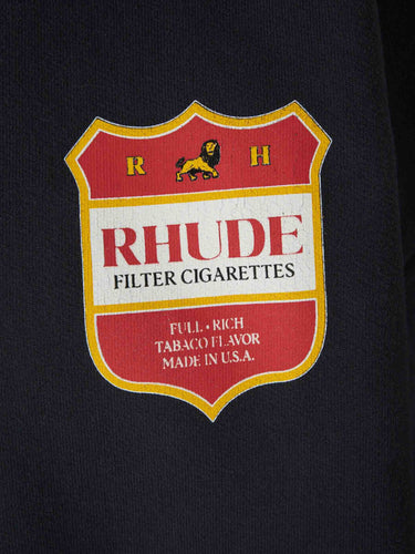Rhude Hombre Barcelona Sudadera Cuello Redondo color Negro sku 545-002134 01 - Foto 4