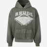 Rhude Hombre Barcelona Sudadera Capucha Logo color Verde Militar sku 545-002136 01 - Foto 1