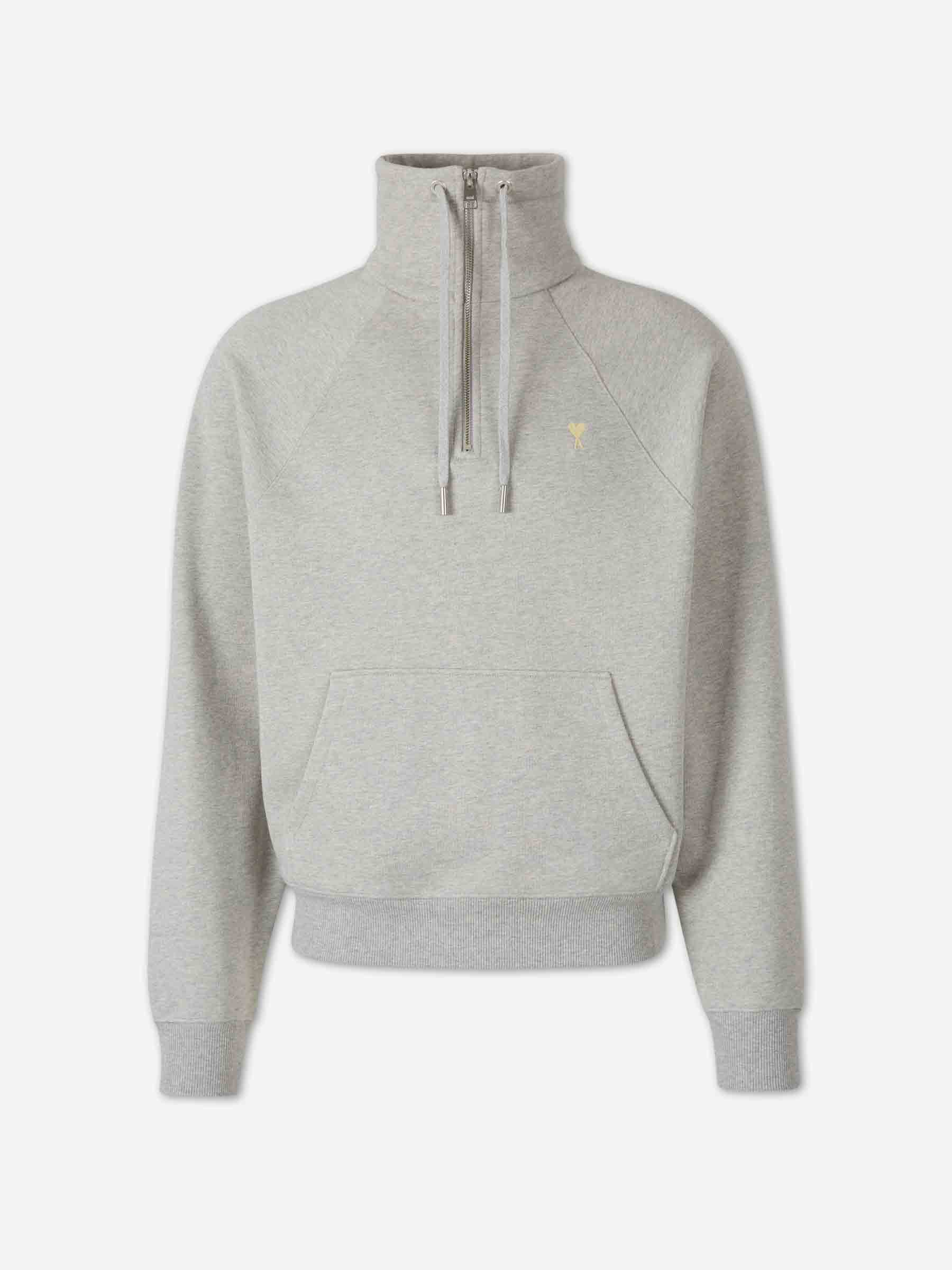 Ami Paris Hombre Barcelona Sudadera Algodón color Gris Claro sku 545-002138 01 - Foto 1