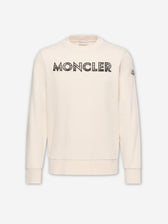 Moncler Hombre Barcelona Sudadera Logo color Marfil sku 545-002169 01 - Foto 1