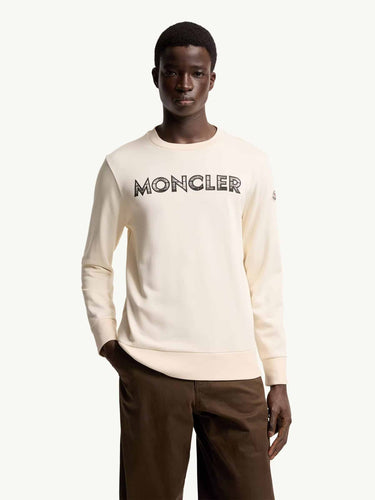 Moncler Hombre Barcelona Sudadera Logo color Marfil sku 545-002169 01 - Foto 2