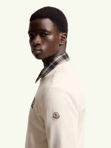 Moncler Hombre Barcelona Sudadera Logo color Marfil sku 545-002169 01 - Foto 4