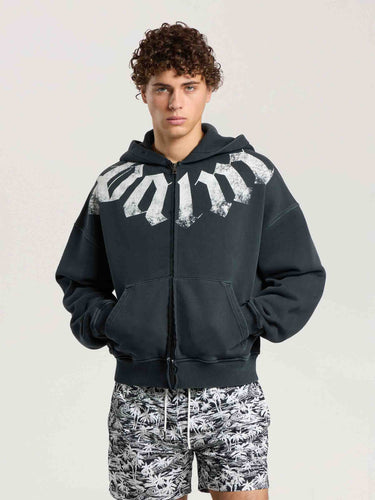 Palm Angels Hombre Barcelona Sudadera Cremallera Logo color Negro sku 545-002172 01 - Foto 2