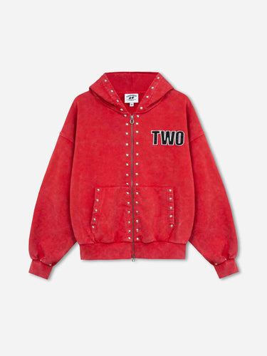 Twojeys Hombre Barcelona Sudadera Cremallera Studded color Rojo sku 545-002180 02 - Foto 1