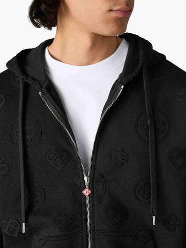 Casablanca Hombre Barcelona Sudadera Capucha Monograma color Negro sku 545-002196 01 - Foto 4