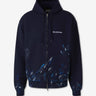 Balenciaga Hombre Barcelona Sudadera Logo Pintura color Azul Noche sku 545-002199 01 - Foto 1