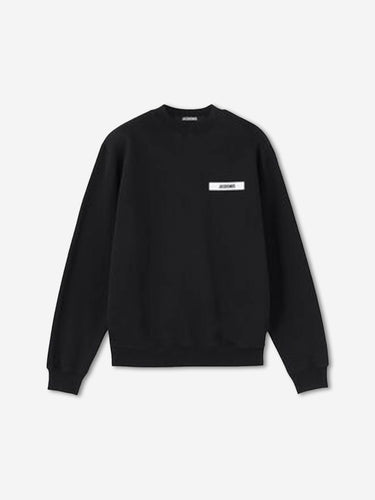 Jacquemus Hombre Barcelona Sudadera Gros Grain color Negro sku 545-002204 02 - Foto 1