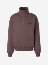 Jacquemus Hombre Barcelona Sudadera Gros Grain Cremallera color Marrón sku 545-002205 02 - Foto 1