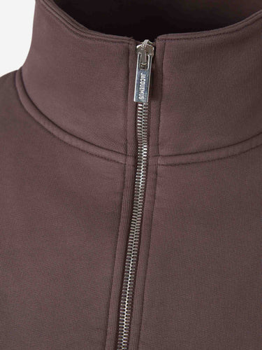 Jacquemus Hombre Barcelona Sudadera Gros Grain Cremallera color Marrón sku 545-002205 02 - Foto 3