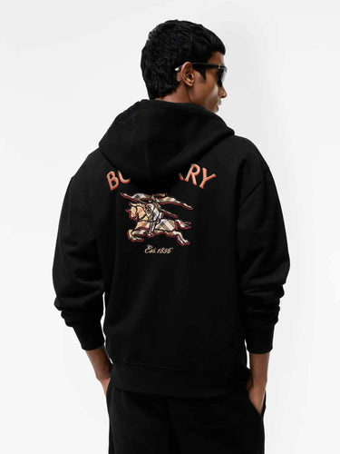 Burberry Hombre Barcelona Sudadera Logo color Negro sku 545-002224 01 - Foto 3