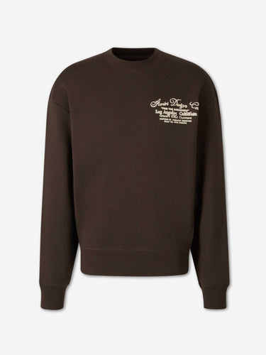 Amiri Hombre Barcelona Sudadera Cuello Redondo color Marrón Oscuro sku 545-002229 01 - Foto 1
