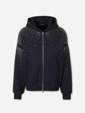 Amiri Hombre Barcelona Sudadera Cremallera Pedrería color Negro sku 545-002230 01 - Foto 1