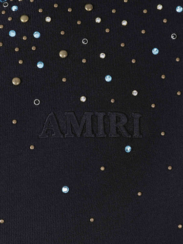 Amiri Hombre Barcelona Sudadera Cremallera Pedrería color Negro sku 545-002230 01 - Foto 3