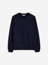 Jil Sander Hombre Barcelona Sudadera Cuello Redondo color Azul Marino sku 545-002231 01 - Foto 1