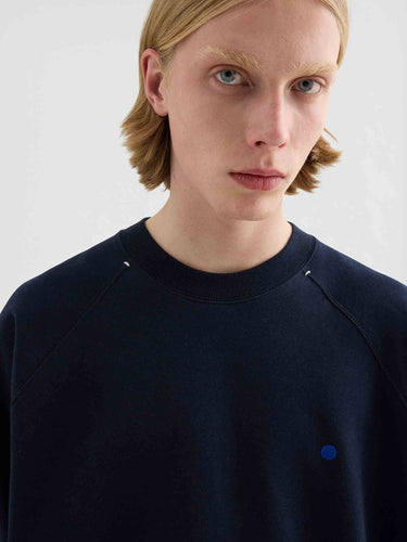 Jil Sander Hombre Barcelona Sudadera Cuello Redondo color Azul Marino sku 545-002231 01 - Foto 4