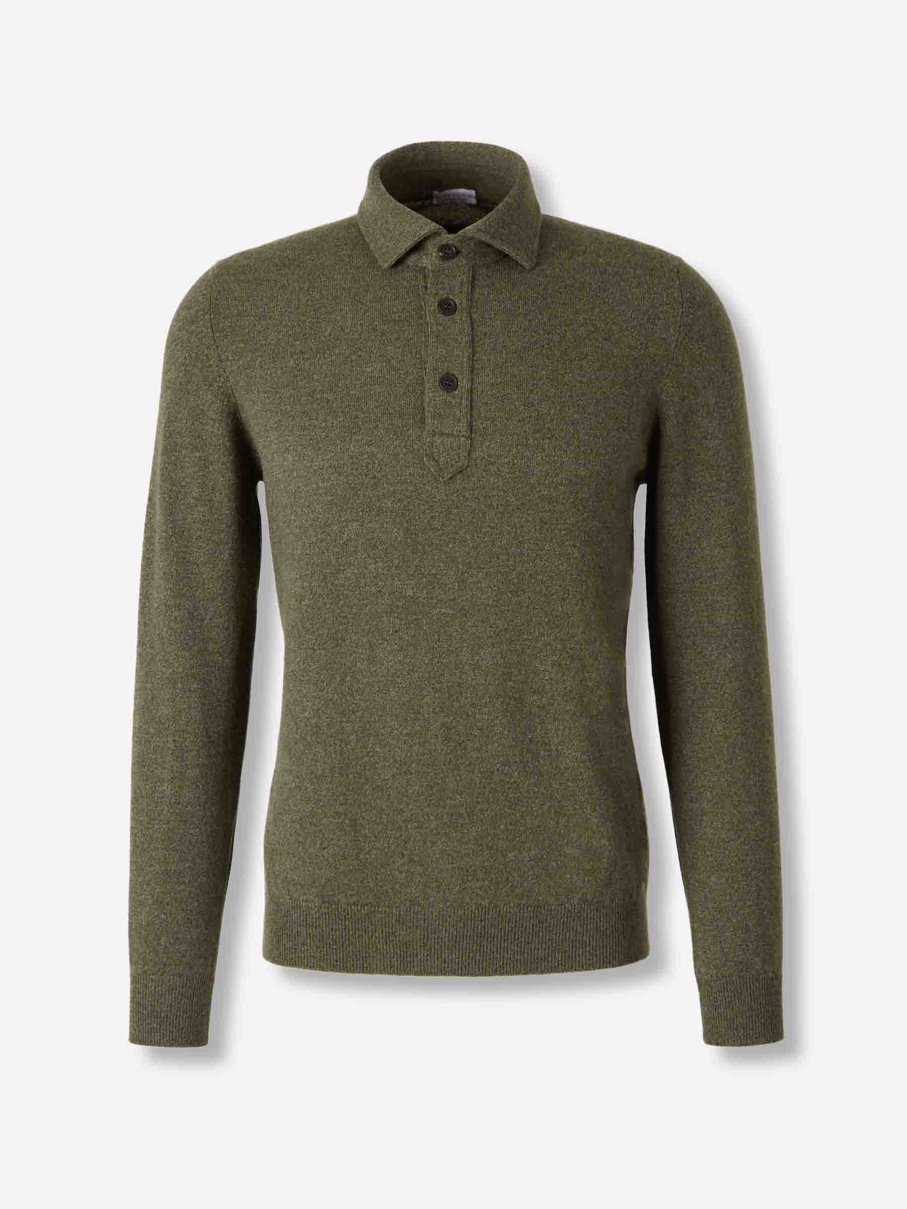 Santa Eulalia Hombre Barcelona Polo Manga Larga color Verde Oscuro sku 551-000359 05 - Foto 1
