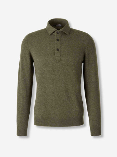 Santa Eulalia Hombre Barcelona Polo Manga Larga color Verde Oscuro sku 551-000359 05 - Foto 1
