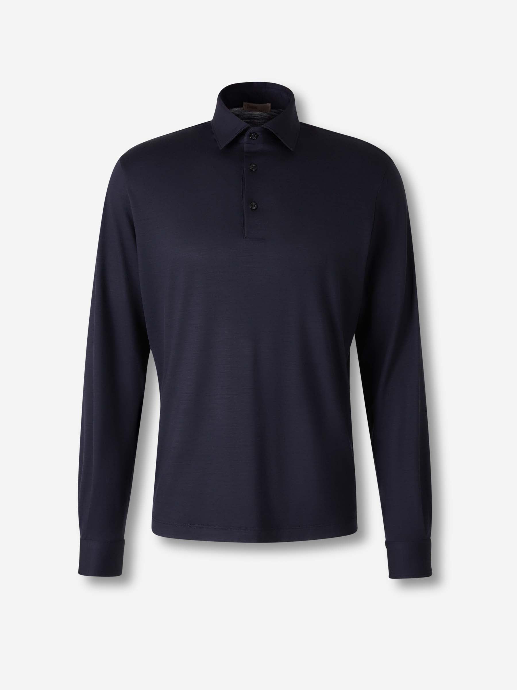 Herno Hombre Barcelona Polo Manga Larga color Azul Marino sku 551-000393 02 - Foto 1