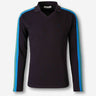 Wales Bonner Hombre Barcelona Polo Manga Larga color Azul Noche sku 551-000395 01 - Foto 1