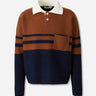 Wales Bonner Hombre Barcelona Polo Manga Larga color Azul Marino sku 551-000396 01 - Foto 1