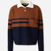 Wales Bonner Hombre Barcelona Polo Manga Larga color Azul Marino sku 551-000396 01 - Foto 1