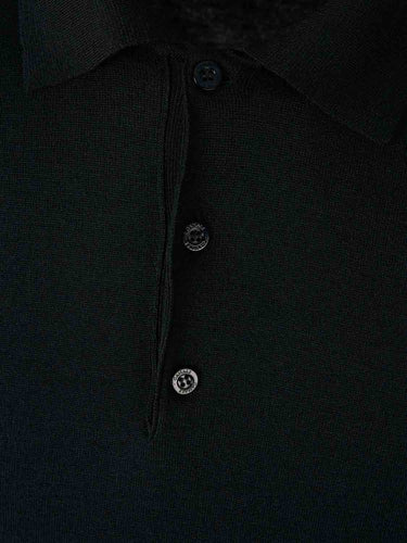 Canali Hombre Barcelona Polo algodón Canali color Negro sku 551-000404 01 - Foto 3