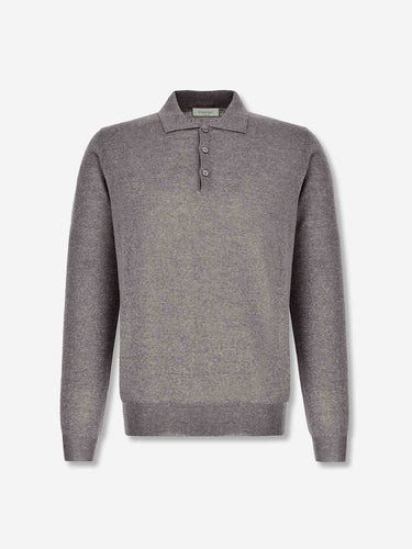Canali Hombre Barcelona Polo Algodón Logo color Taupe sku 551-000404 03 - Foto 1