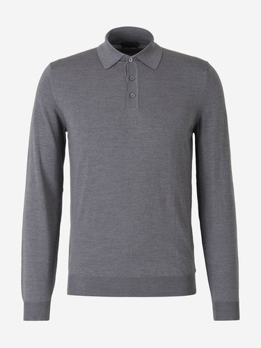 Zanone Hombre Barcelona Polo Punto Lana color Gris sku 551-000405 01 - Foto 1