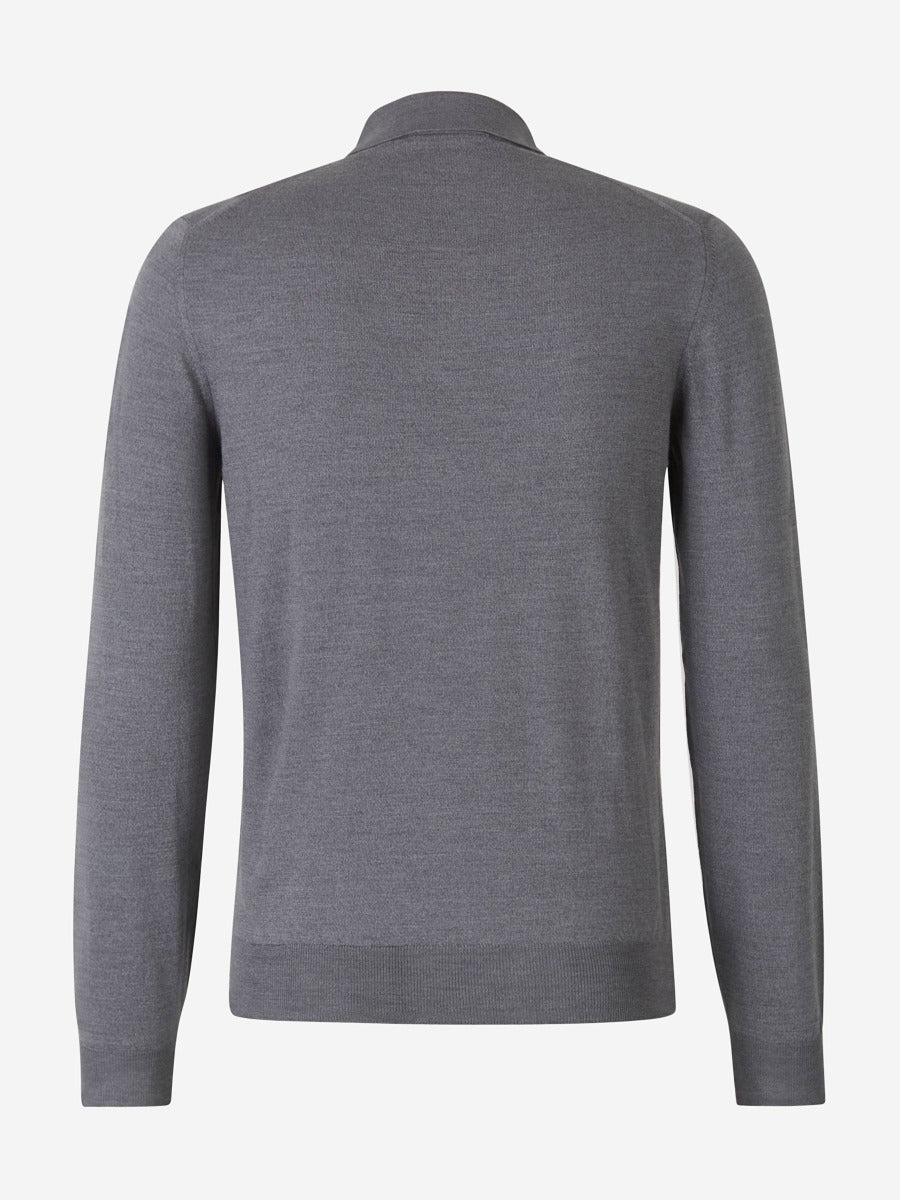 Zanone Hombre Barcelona Polo Punto Lana color Gris sku 551-000405 01 - Foto 2