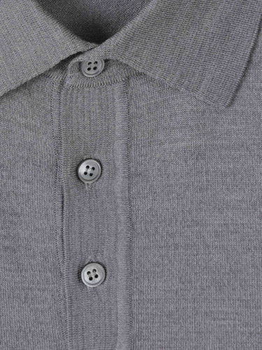 Zanone Hombre Barcelona Polo Punto Lana color Gris sku 551-000405 01 - Foto 3