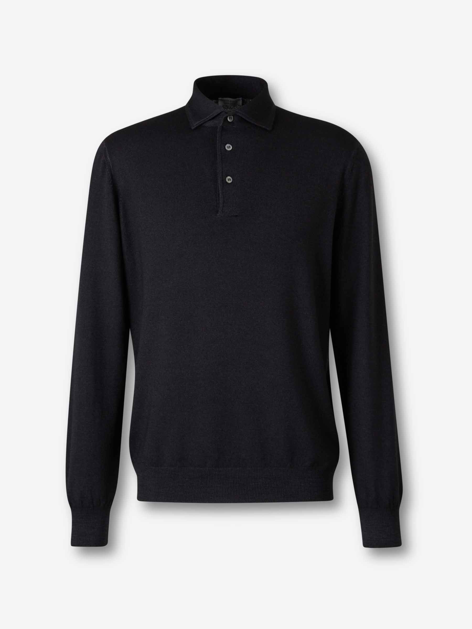 Santa Eulalia Hombre Barcelona Jersey Cuello Polo color Negro sku 551-000406 03 - Foto 1