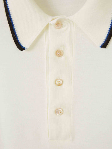 Wales Bonner Hombre Barcelona Polo Manga Larga color Crema sku 551-000408 01 - Foto 3