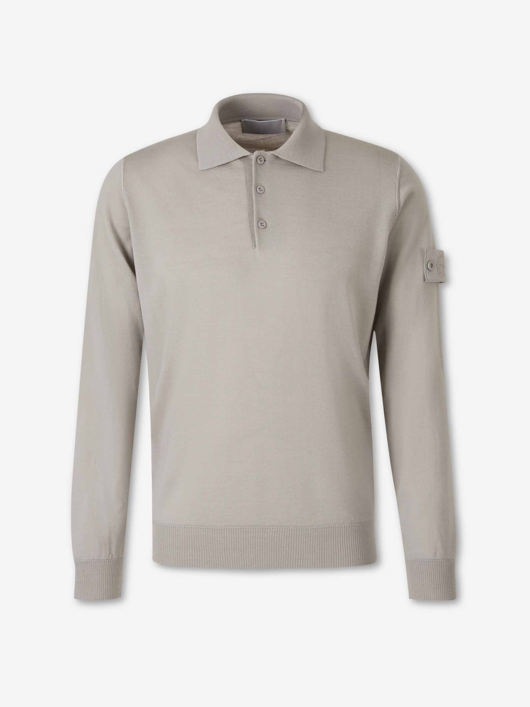 Stone Island Hombre Barcelona Jersey Cuello Polo color Taupe sku 551-000410 01 - Foto 1