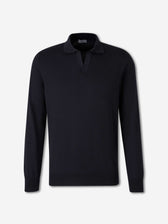 Santa Eulalia Hombre Barcelona Jersey Cuello Polo color Azul Noche sku 551-000413 02 - Foto 1