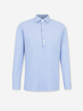 Santa Eulalia Hombre Barcelona Camisa Casual Algodón color Azul Celeste sku 551-000414 02 - Foto 1