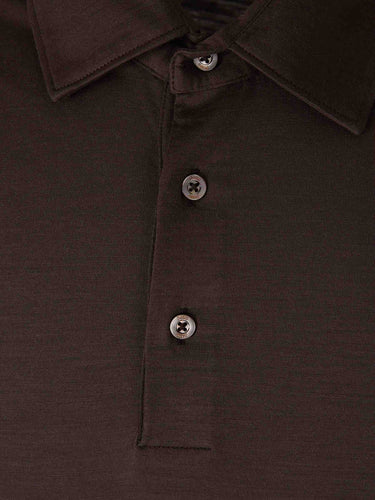Herno Hombre Barcelona Polo Fino Lana color Marrón Oscuro sku 551-000416 01 - Foto 3