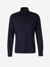 Herno Hombre Barcelona Polo Fino Lana color Azul Marino sku 551-000416 02 - Foto 1