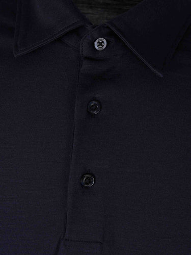Herno Hombre Barcelona Polo Fino Lana color Azul Marino sku 551-000416 02 - Foto 3