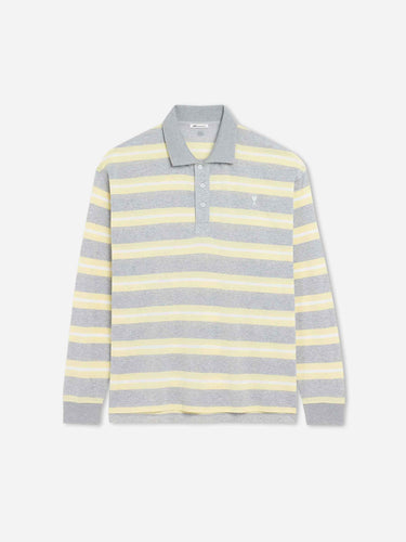 Ami Paris Hombre Barcelona Polo Listado Algodón color Multicolor sku 551-000417 01 - Foto 1