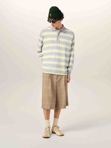 Ami Paris Hombre Barcelona Polo Listado Algodón color Multicolor sku 551-000417 01 - Foto 2