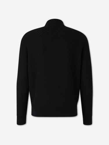 Brioni Hombre Barcelona Polo Punto Trenzado color Negro sku 551-000422 01 - Foto 2