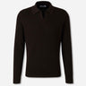 Gran Sasso Hombre Barcelona Jersey Cuello Polo color Marrón Oscuro sku 551-000425 01 - Foto 1