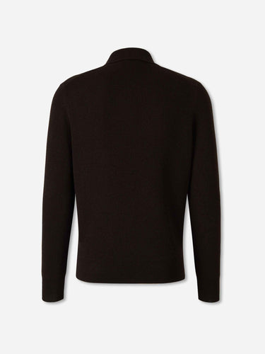 Gran Sasso Hombre Barcelona Jersey Cuello Polo color Marrón Oscuro sku 551-000425 01 - Foto 2